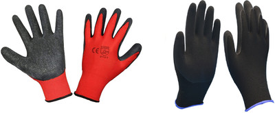 RBGIIT Nylon And Rubber Material Sport Gloves Speical Women & Men S-93 Cycling Gloves(Multicolor)