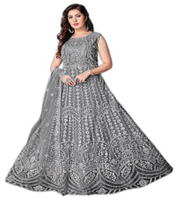 KB FAB Anarkali Gown(Grey)
