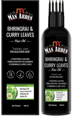 Man Arden Bhringraj & Curry Leaves Hair Oil For Men For Hair Strength with Shikakai Oil Hair Oil(100 ml)