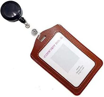 Dotpot PTFE (Non-stick) ID Badge Holder, ID Badge Reel(Pack of 1)
