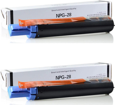 FTC NPG-28 Toner Cartridge Compatible with iR2420 / iR2318 / iR2016(2-pc) Black Ink Cartridge
