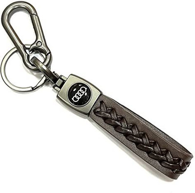 KYOP Brown zig zag strap keychain Key Chain