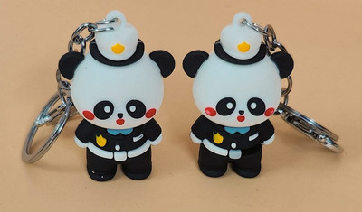 Tera13 Panda Key Ring Teddy Bear Keyring for Girls and Boys Cute Keychain for Kids Key Chain