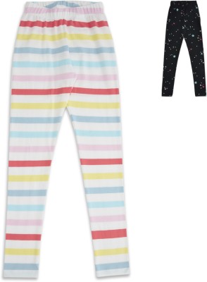 Pantaloons Junior Legging For Girls(Multicolor Pack of 2)