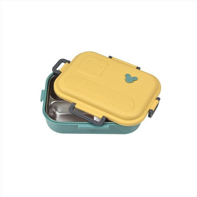 Mt hub Yum Tum 800ml Stainless Steel & Plastic Lunch Box 3 Containers Lunch Box(800 ml, Thermoware)