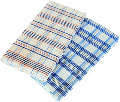 VASTRAM Checkered Multicolor Lungi