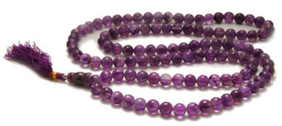 numeroastro Numeroastro Natural Amethyst Mala For Good Health & Fortune Amethyst Crystal Chain