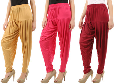 pink you Viscose Rayon Solid Patiala