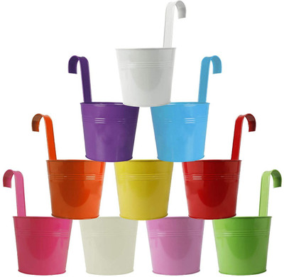 SHIYON Plant Container Set(Pack of 10, Metal)