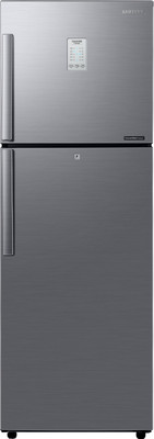 SAMSUNG 253 L Frost Free Double Door 2 Star Convertible Refrigerator(REFINED INOX, RT28B3922S9/HL)