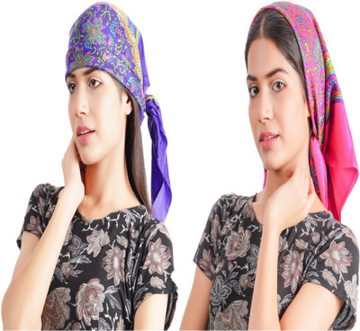 CHACKO Printed Pure Wool Women Fancy Scarf