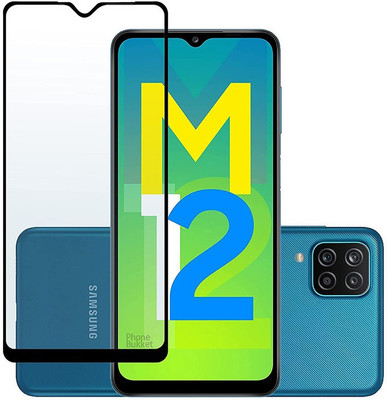 GORILLA Extra Strong Premium Edge To Edge Tempered Glass for Samsung Galaxy M12(Pack of 1)