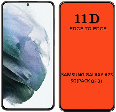 Donald Edge To Edge Tempered Glass for Samsung Galaxy A73 5G(Pack of 1)