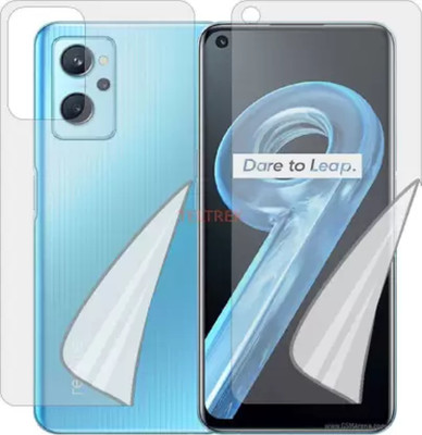 PR SMART Front and Back Tempered Glass for Realme 9i(Pack of 2)