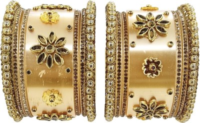 Royal Bangles Plastic Zircon Chudas(Pack of 14)