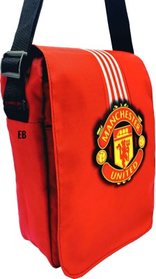 Echo Boomers Red Sling Bag Exclusive Red Manchester Printed Sling Cross Shoulder Office Classes Bags
