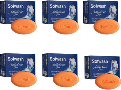 Modicare Anti-Bacterial Soap With Natural Neem Extract, 75gm each, Pack of 6(6 x 75 g)