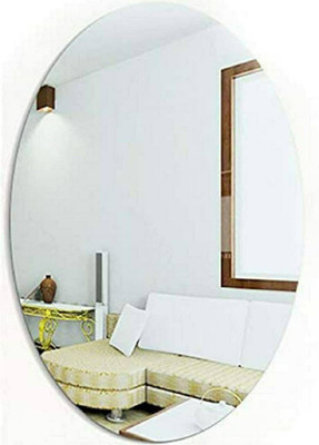 HOSTING 30 cm BATHROOM MIRROR STICKER Self Adhesive Sticker(Pack of 1)