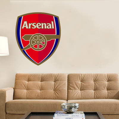Wallzone 55 cm ARSENAL Removable Sticker(Pack of 1)