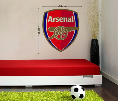 HAPPYSTICKY 65 cm Arsenal Removable Sticker(Pack of 1)