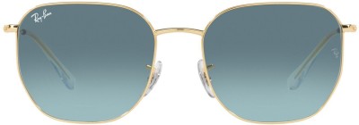 Ray-Ban Shield Sunglasses(For Men & Women, Blue)