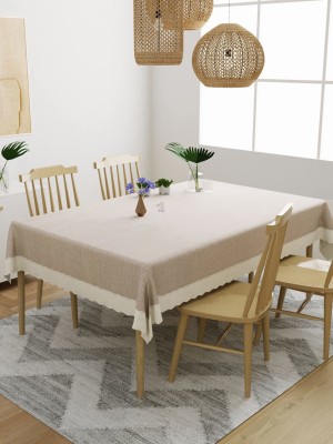 Casanest Printed 12 Seater Table Cover(Beige, PVC)