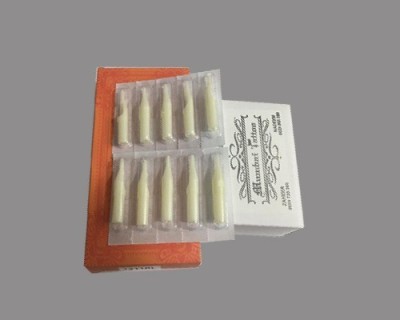 Mumbai Tattoo ORANGE 7F - 7FT COMBO PACK Disposable Flat Liner Tattoo Needles(Pack of 50)