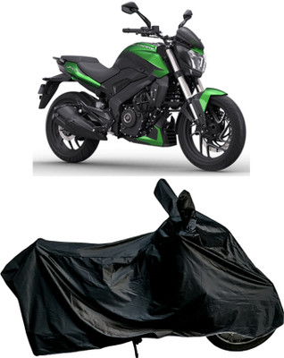 APNEK Waterproof Two Wheeler Cover for Bajaj(Dominar 400, Black)