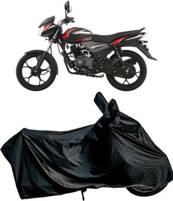MMSSTAR Waterproof Two Wheeler Cover for Bajaj(Discover 110, Black)