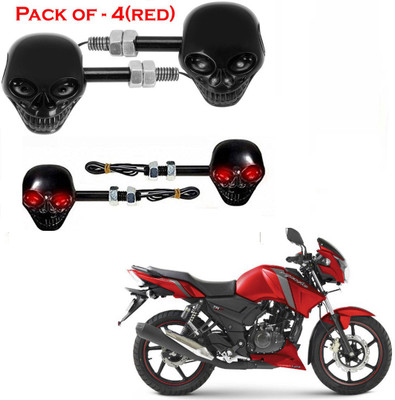 RawatZ Side LED Indicator Light for TVS Apache RTR 160(Red)