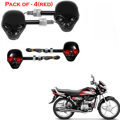 BR TrendZ Side LED Indicator Light for Hero Universal For Bike(Red)