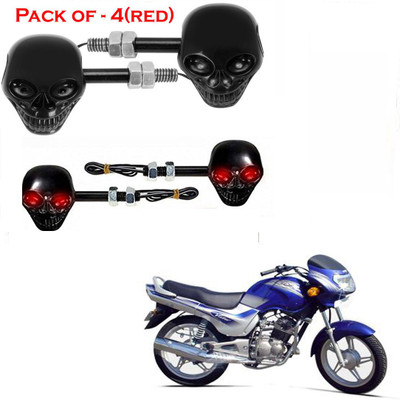 RawatZ Side LED Indicator Light for TVS Universal For Bike(Red)