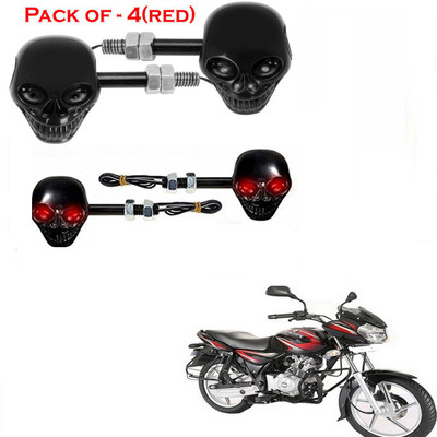 BR TrendZ Side LED Indicator Light for Bajaj Discover 100(Red)