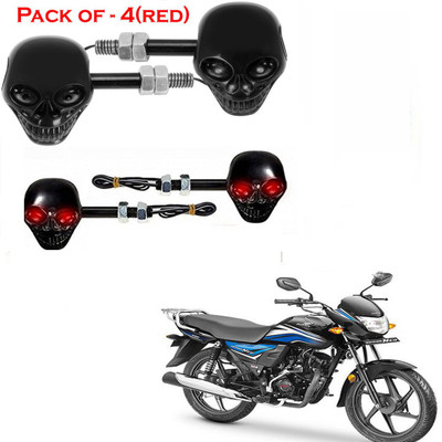 RawatZ Side LED Indicator Light for Honda Dream Neo(Red)