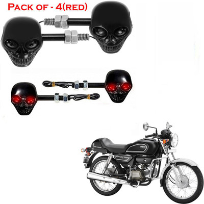 RawatZ Side LED Indicator Light for Hero Splendor(Red)