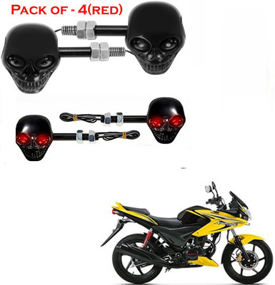 BR TrendZ Side LED Indicator Light for Honda CBF 125(Red)
