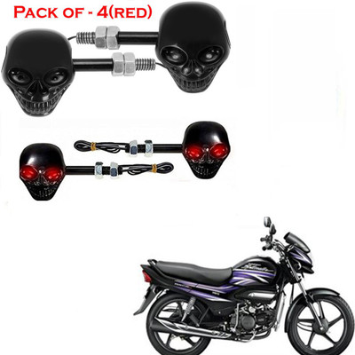 RawatZ Side LED Indicator Light for Hero Super Splendor(Red)