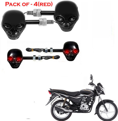 RawatZ Side LED Indicator Light for Bajaj Platina(Red)