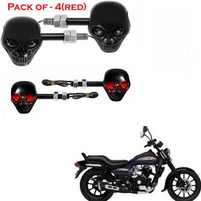 RawatZ Side LED Indicator Light for Bajaj Avenger 150(Red)