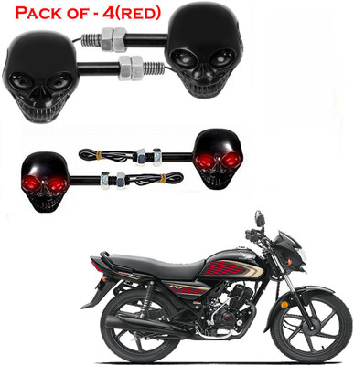 BR TrendZ Side LED Indicator Light for Honda Universal For Bike(Red)