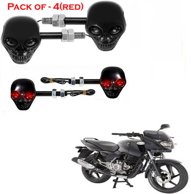 RawatZ Side LED Indicator Light for Bajaj Pulsar 150 DTS-i(Red)