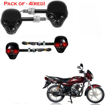 BR TrendZ Side LED Indicator Light for Bajaj Platina 100(Red)