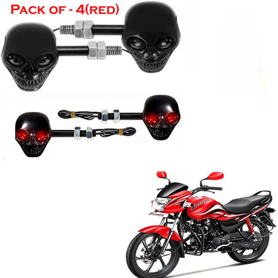 RawatZ Side LED Indicator Light for Hero Passion(Red)