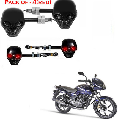 RawatZ Side LED Indicator Light for Bajaj Platina 125(Red)