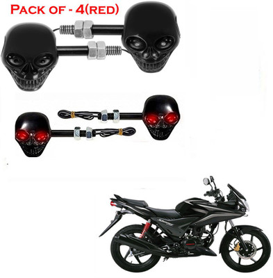 RawatZ Side LED Indicator Light for Honda CBF Stunner(Red)