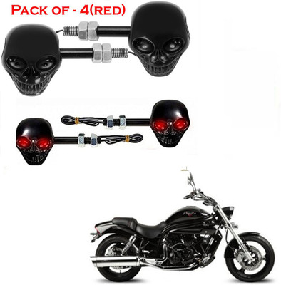 RawatZ Side LED Indicator Light for Hyosung Aquila Pro 650(Red)