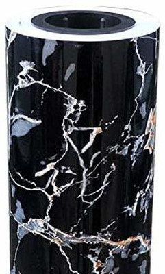 SOJITRA HUB Paper Classics Black Wallpaper(L x W: 200 cm x 60 cm, Pack of 2)