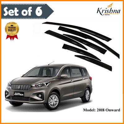 KRISHNA AUTO For Non-convertibles Front, Rear Wind Deflector(Tinted Maruti Ertiga)