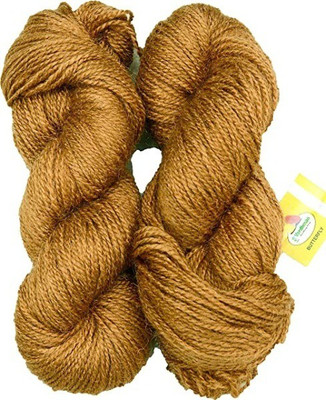 JEFFY Vardhman RABIT Excel Wool Hank Hand Knitting Wool/Art Craft Yarn, Brown 200 g