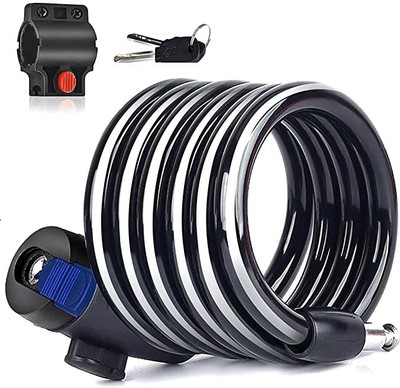 Hitman Bicycle Long Length Key Lock with Holder Cycle Lock